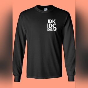 Black Long Sleeve Shirt Graphic Tee